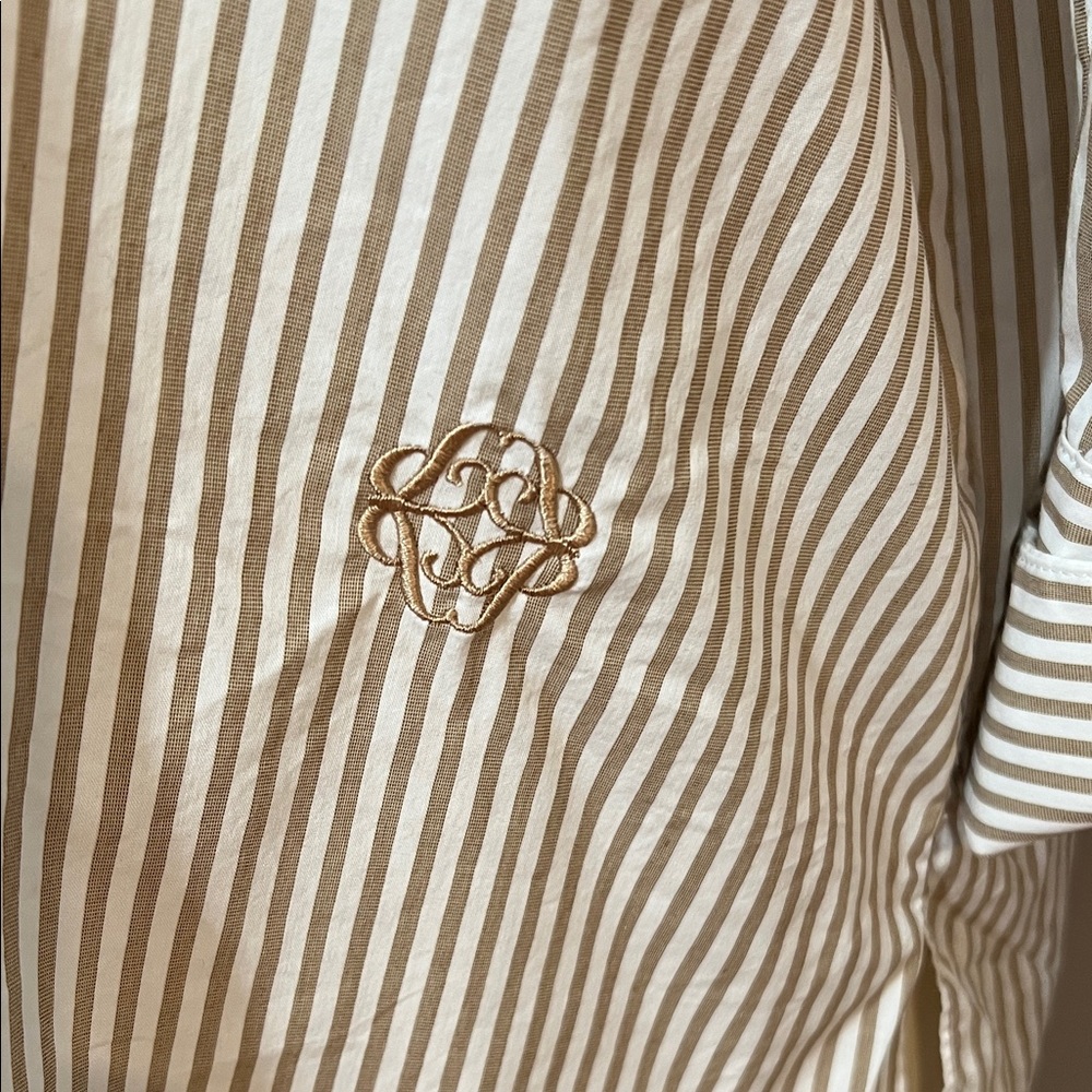 PURETOL by Petra Dieners Elegant Striped Women's Blouse Oversized Cuff Sleeve - Picture 4 of 11